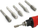 5-Piece 1/4" Hex Shank Rotary Burr Set