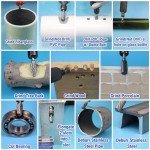 5-Piece 1/4" Carbide Burr Set with Wood Base