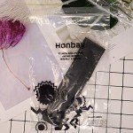 Honbay Half Round Wood Rasp File with Storage Bag