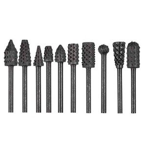 Bestgle 10-Piece Rotary Burr Rasp Set