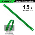 Viganoc 10" Bi-Metal Hacksaw Blades Set - 10 Pack