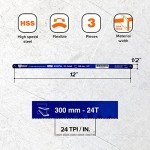 GRAFF 12-Inch Cobalt Hacksaw Blades for Metal