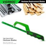 Viganoc 10" Bi-Metal Hacksaw Blades Set - 10 Pack