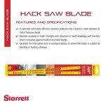 Starrett HSS Safe-Flex Hacksaw Blade 12" - 2-Pack