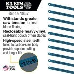 Klein Tools 12-Inch Bi-Metal Hacksaw Blades Pack