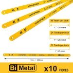 Hanpex Hacksaw Blade Set – 10 High-Speed Blades