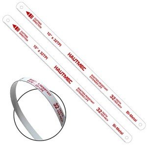Hautmec 10" Bi-Metal Hacksaw Blades, 2 Pack
