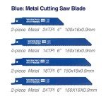 32-Piece Reciprocating Saw Blade Set with Organizer