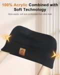 Soft Winter Hat and Waterproof Touchscreen Gloves Set