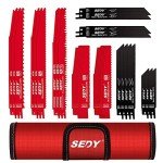36-Piece Reciprocating Saw Blade Set with Pouch
