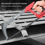 AIRAJ 12" Adjustable Hacksaw Frame with Blades