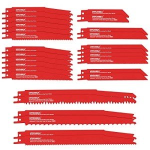 HYCHIKA 32-Piece Reciprocating Saw Blade Set