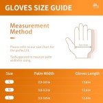 Reusable Non-Slip Rubber Kitchen Gloves - 4 Pairs