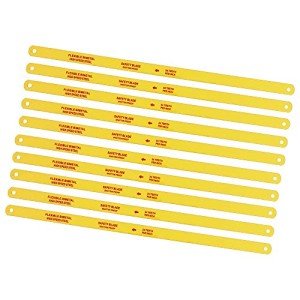 12" Bi-Metal Hacksaw Blades, 10-Pack, 24TPI