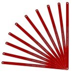 12" Bi-Metal Hacksaw Blades Replacement - 10 Pack