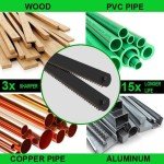 Viganoc 10-Pack Mini Hacksaw Blades for Wood & Metal