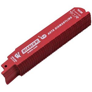 25 Pack Diablo 6" Bi-Metal Reciprocating Saw Blades