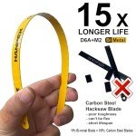 12-Inch Hacksaw Frame with Bi-metal Blade