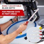 HAUTMEC Mini Hacksaw - Compact Hand Saw for Metal