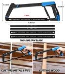 URASISTO 12” and Mini Hacksaw Frame Set