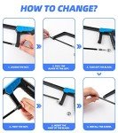 URASISTO 12” and Mini Hacksaw Frame Set