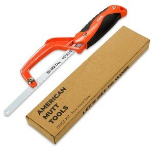 Mutt Tools 10” Mini Hacksaw for Metal Cutting