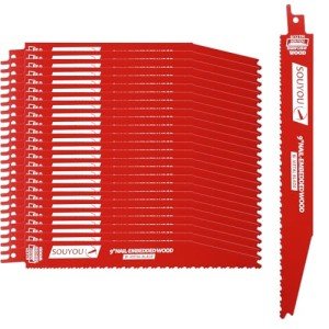25 Pack 9-Inch Bi-Metal Reciprocating Saw Blades