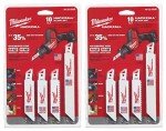 Milwaukee 3/4" Hackzall Blade Set - 2 Pack