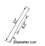 20 Pcs 12" Spiral High Carbon Hacksaw Blades