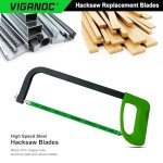 Viganoc 12" Bi-Metal Hacksaw Blades - 2 Pack