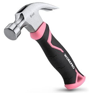 WORKPRO 8 oz Claw Hammer with Fiberglass Handle