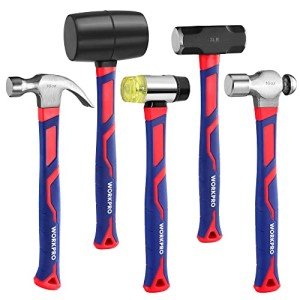 WORKPRO 5-Piece Hammer and Mallet Tool Set