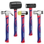 WORKPRO 5-Piece Hammer Tool Set with Fiberglass Handles