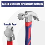 WORKPRO 2-Piece Claw Hammer Set with Grip