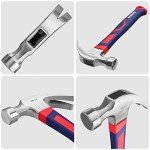 WORKPRO 2-Piece Claw Hammer Set with Grip
