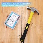 376-Piece Nail Kit with Claw Hammer and Assortment