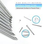 376-Piece Nail Kit with Claw Hammer and Assortment