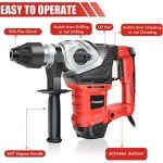 AOBEN 13 Amp Rotary Hammer Drill with Chisels