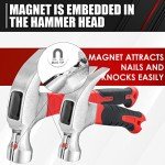 C&T 2-Piece Claw Hammer Set with Nail Kit