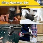 YIYITOOLS 4-Piece Hammer Tool Set