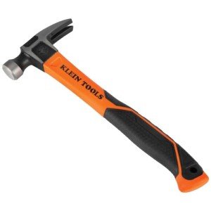 Klein Tools 16oz Straight-Claw Hammer with Grip