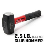 Powerbuilt 2.5 lb Club Hammer with Fiberglass Handle