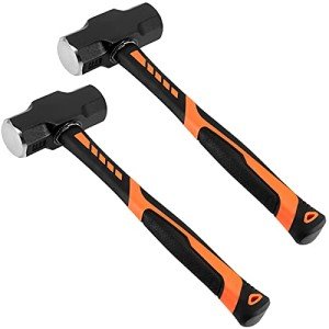 2 Pack Mini Sledge Hammer - 4 lb Steel Head