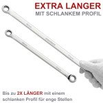 BINGCOBBER Extra Long 8-Piece Spanner Set