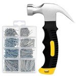KURUI 700-Piece Picture Hanging Nails & Mini Hammer