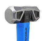 REAL STEEL 3lb Sledge Hammer with Rubber Grip