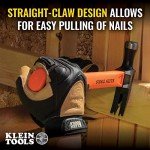 Klein Tools 18-Ounce Straight-Claw Hammer with Grip
