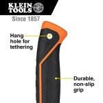 Klein Tools 18-Ounce Straight-Claw Hammer with Grip