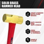 C&T 2lb Non-Sparking Brass Sledge Hammer