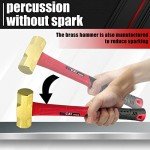 C&T 2lb Non-Sparking Brass Sledge Hammer